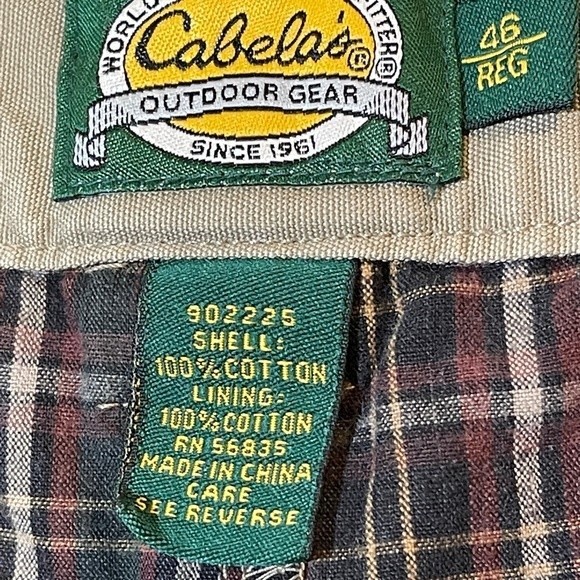 Cabelas Cotton lined Carpenter Pants Size 46 - Picture 3 of 5